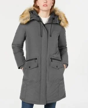 French Connection Womens Down Winter Parka Coat