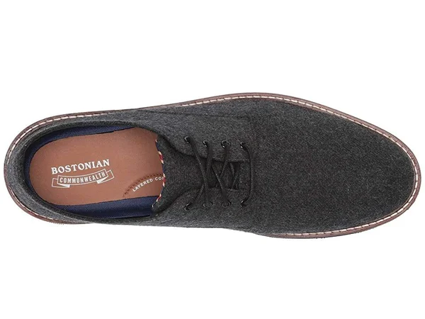Men's Bostonian Dezmin Plain Toe Derby - Size: 8, Black