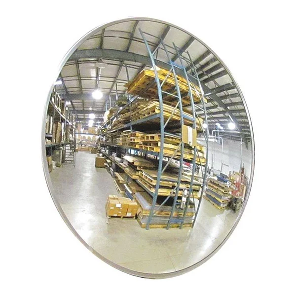 Zoro Select SCVI-SR-18Z Scratch-Resist.Convex Mirror, Indoor, 18x22