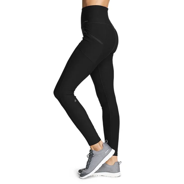 Eddie Bauer Women's Trail Tight Leggings - High Rise - Black - L