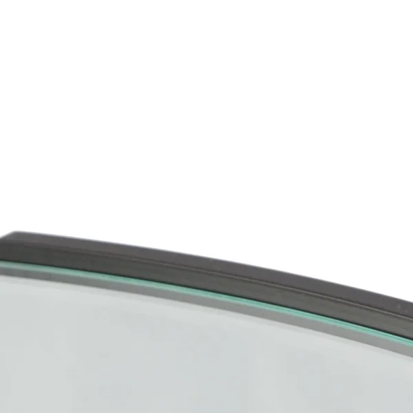 London Framed Oval Mirror - Matte Black - 25 1/8x22 x 37 1/8x22