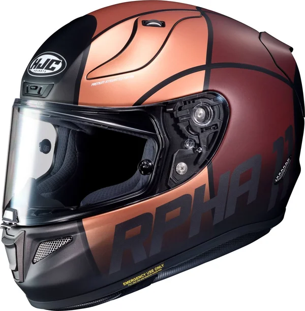 HJC RPHA 11 Quintain Helmet, Brown, Size S