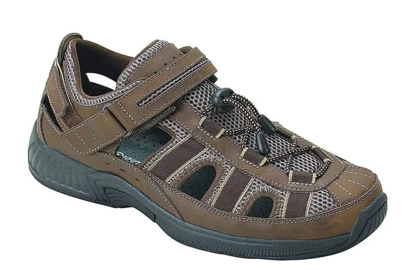Men's Orthofeet Clearwater - Size: 11.5, Brown