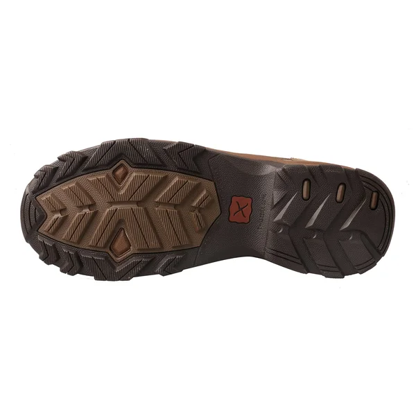 Twisted x Men's MHK0008 Hiker Boot, Woven Brown/Bomber Leather
