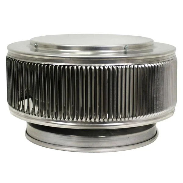 Aura PVC Vent Cap 10 inch Diameter (Mill Finish)