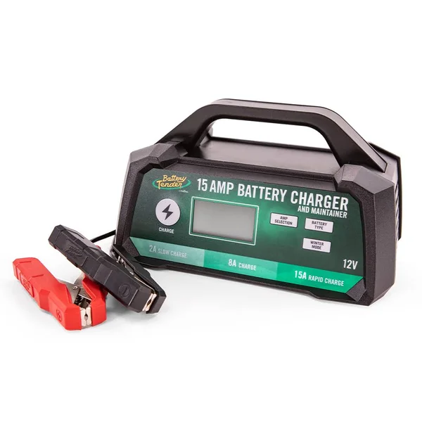 Battery Tender 12V - 15 Amp, 8 Amp, 2 Amp Selectable Chemistry Battery CHARGER.