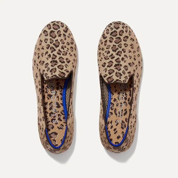 Rothy&s Animal Print Loafers, Cheetah, Size 7