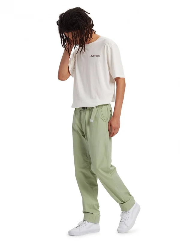 Burton MB Ridge Pant Green - Mens Full-Length Trousers, Size 34 - Color Sage Green