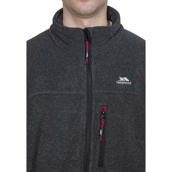 (S, Black) Trespass Mens Jynx Full Zip Fleece Jacket
