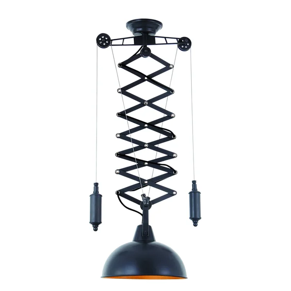 Elegant Lighting PD1238 Industrial Pendant Lamp - Black