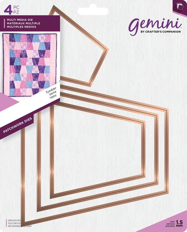 Crafter&s Companion Gemini Patchwork Dies Tumbler