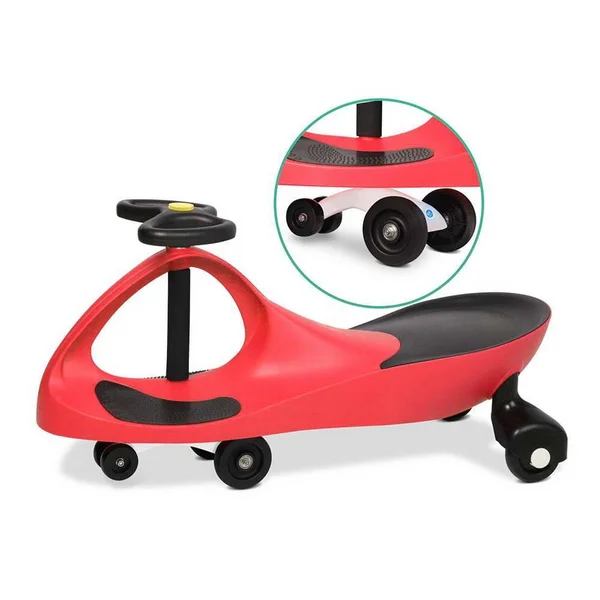 Kids Ride On Swing Car - Red
