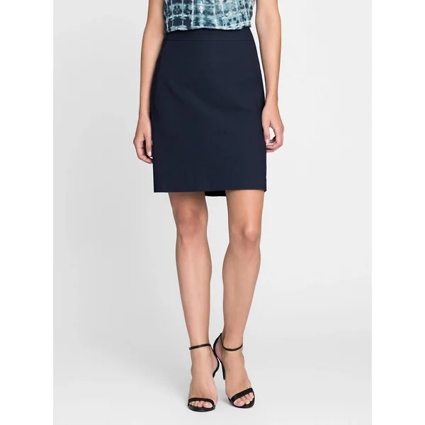Wonderstretch Skirt Pants - Nic+Zoe 12 - Dark Indigo