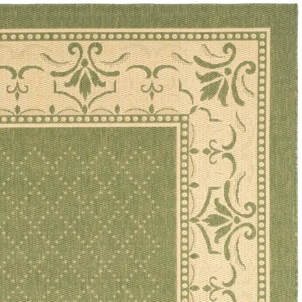 Safavieh Courtyard CY0901-3101 6&7x22 x 6&7x22 Square Natural, Blue Area Rug