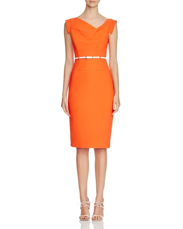 Black Halo Jackie Sheath Dress - 8 - Eclipse