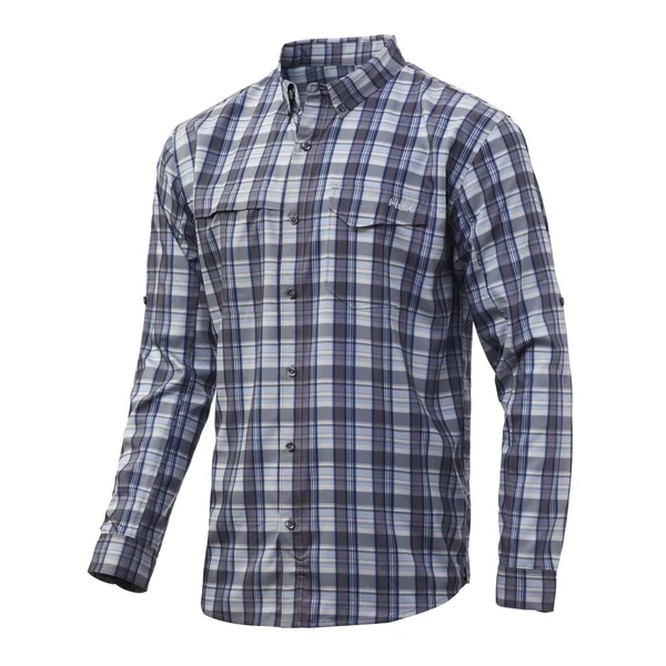 Huk Men's Tide Point Woven Plaid Long-Sleeve Shirt
