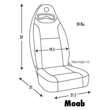 Corbeau Moab Recliner Front SEATS 70010PR Seat