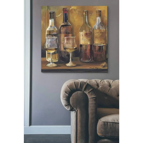 Epic Graffiti cellar Whites by Marilyn Hageman - Giclee Canvas Wall Art, 12x22X12x22 37x22 x 37x22