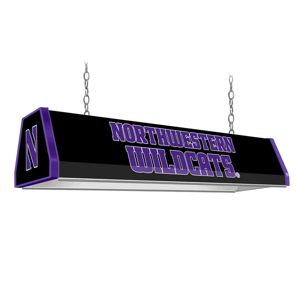 SportsBling.com Northwestern Wildcats: Standard Pool Table Light Black