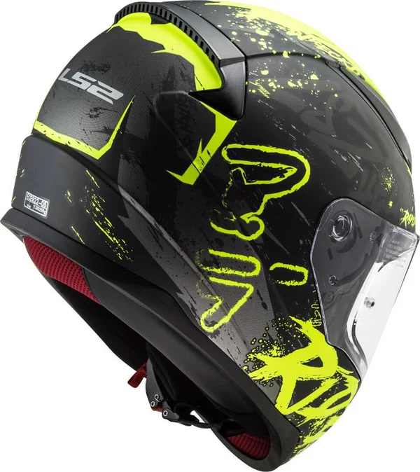LS2 FF353 Rapid Naughty Helmet - black-yellow, Size L