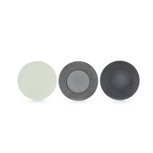 Revol - Salad Plate Ø8.5, 3 Colors, Arborescence Pepper