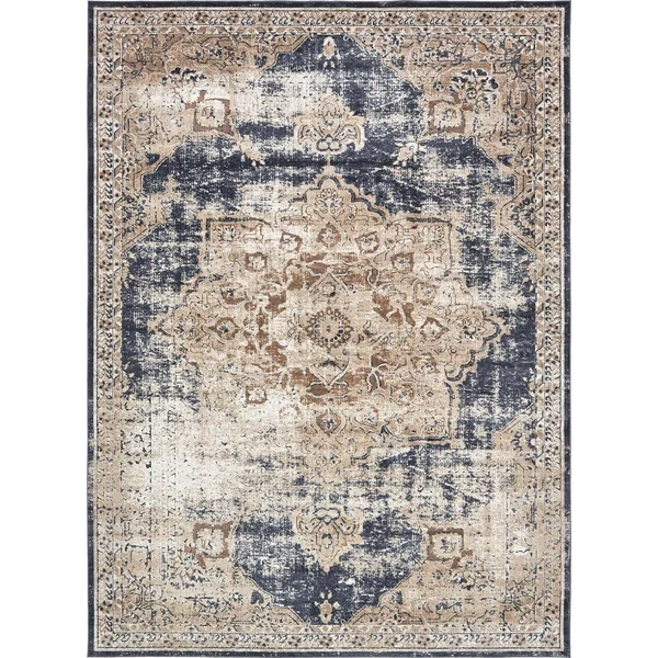 Unique Loom Chateau Roosevelt Rug - 8& 0 x 8& 0 - Round