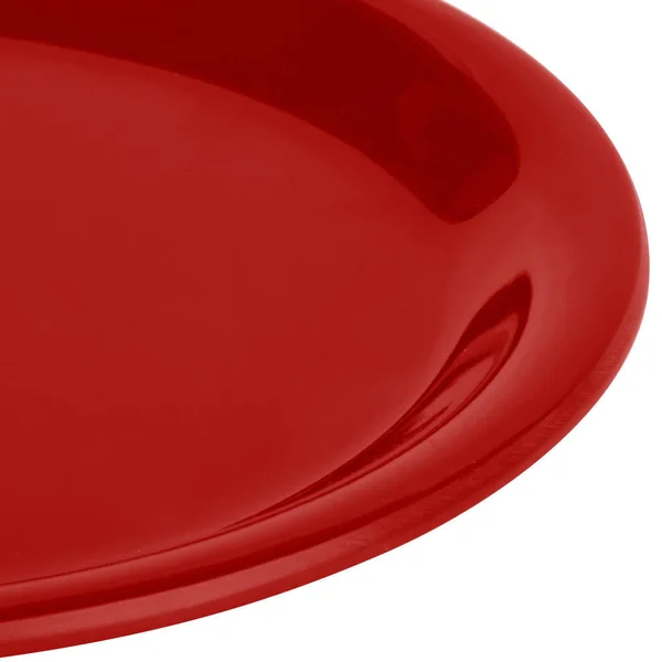 Carlisle 3300805 Sierrus 6 1/2x22 Red Narrow Rim Melamine Pie Plate - 48/Case