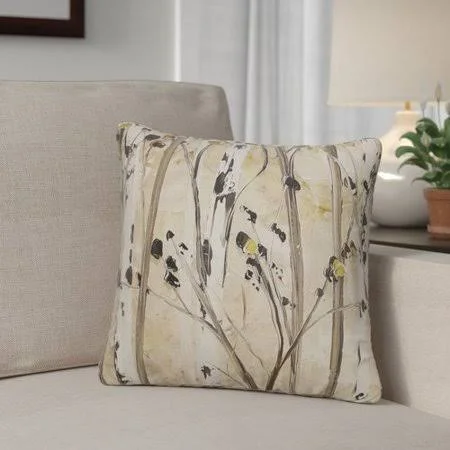 Red Barrel Studio Ismenia Cotton Throw Pillow - Brown