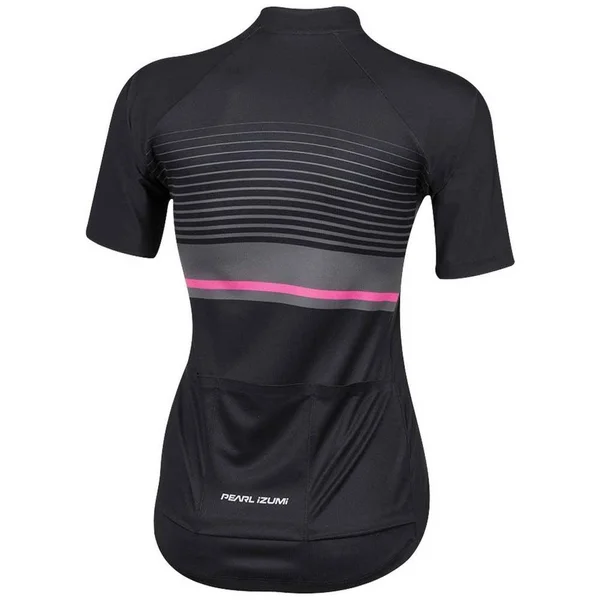 Pearl Izumi Women's Elite Pursuit Short Sleeve Graphic Jersey - Black/Smoked Pearl Flux - Medium