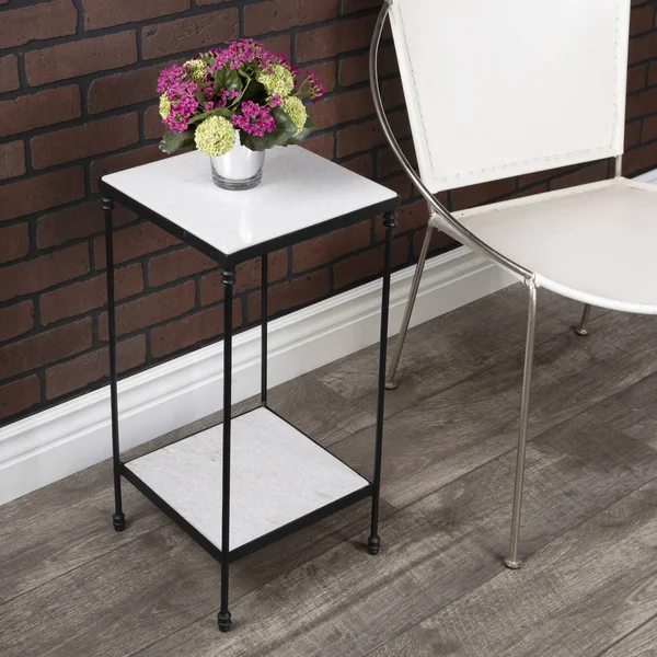 Butler Larkin Marble & Iron Accent Table