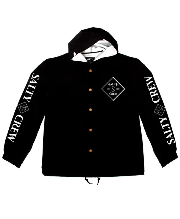 Salty Crew Tippet Snap Jacket Black