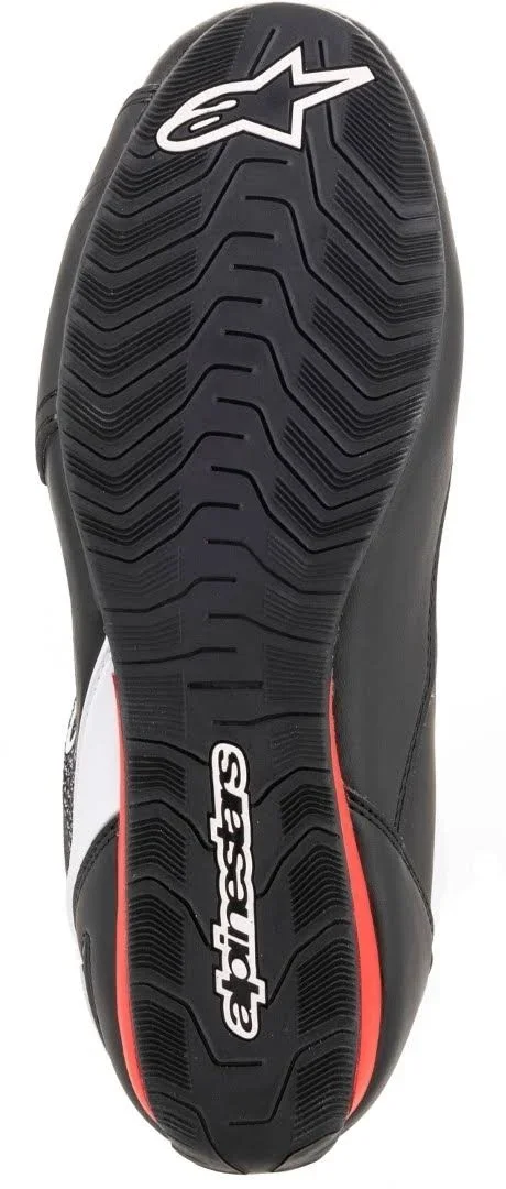 Alpinestars Faster-3 Rideknit Shoes Black White Red 6