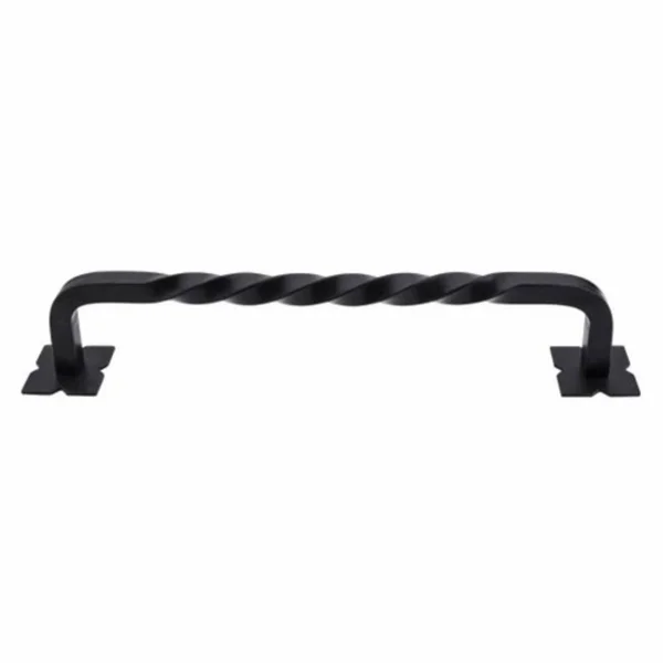 Top Knobs M1246-8 Normandy Twist Appliance Pull 8x22 - Patina Black