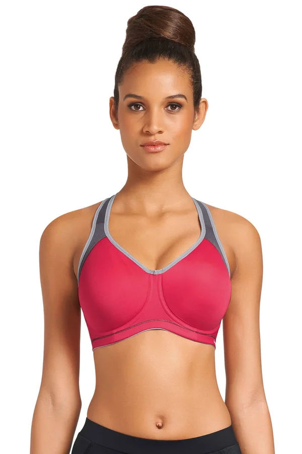 Freya Sonic Underwire Moulded Sports Bra (AA4892) Hot Crimson