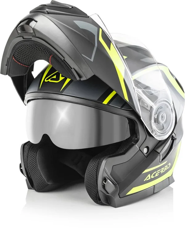 Acerbis - Helmet Serel Black - Yellow - Size XXL