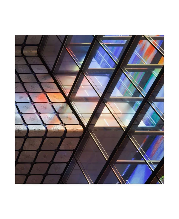 Jeroen Van De 'Lines and Colours' Canvas Art - 24x24