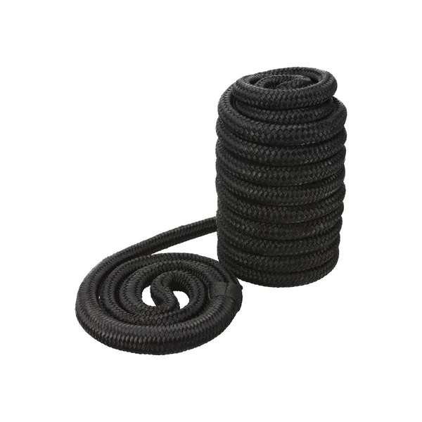 Norestar Double Braided Nylon Marine Dock Line/Boat Mooring Rope - Black