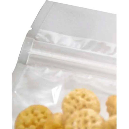 Sealer Sales Tamper Evident Slider Zip Bags w/ Hang Hole, 6x22W x 9x22L, 2.6 mil, Clear, 1000/Pack