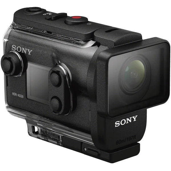 Sony - HDR-AS50 HD Action Camera with Live View Remote - Black