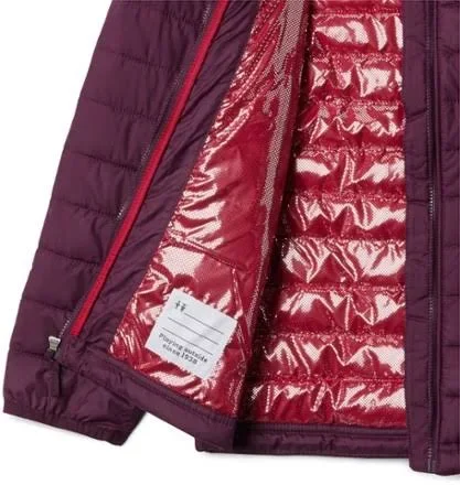 Columbia Girls Powder Lite Jacket, Purple Dahlia, Large