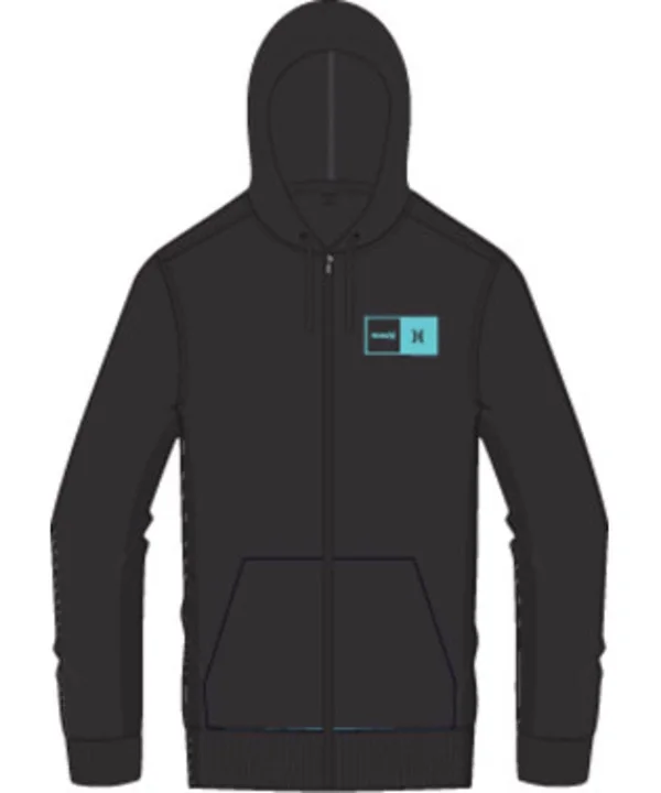 Hurley Natural Zip - Black - Hoodies