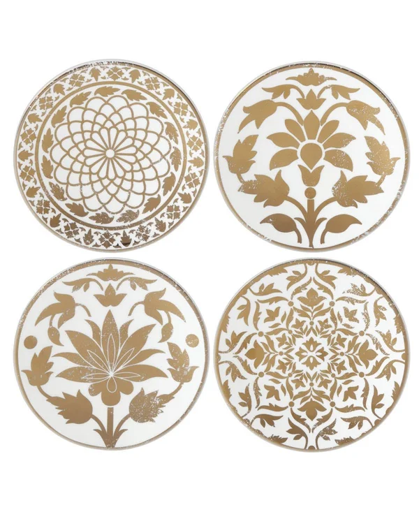 Lenox Global Tapestry Gold Tidbit Plates (Set of 4)