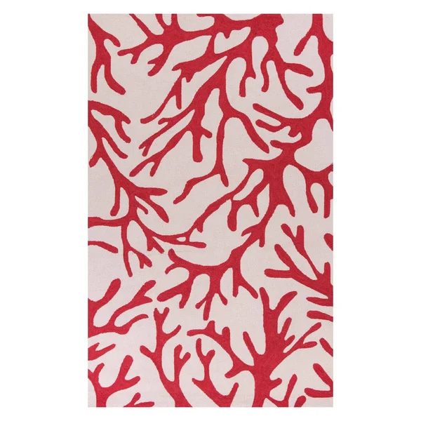 Kas Sonesta 2038 Coral 3&3x22 x 5&3x22 Ivory, Rust Area Rug