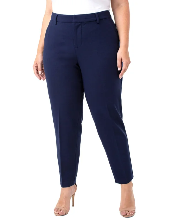 Liverpool Kelsey Knit Trouser - Plus, Size 22 W, Cadet Blue