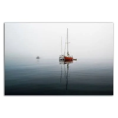 'Tranquility III' by Vladimir Kostka - Wrapped Canvas Painting Print East Urban Home