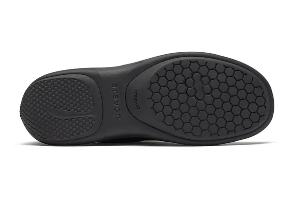 Aravon Women's REVsavor Sneaker - Size: 9.5, Black Leather