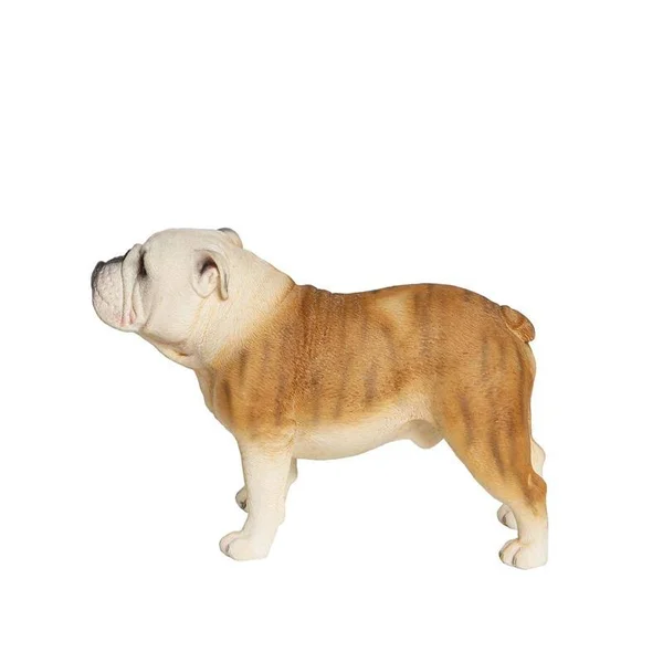 Petorama Handmade English Bulldog Resin Statue 1-6 in Caramel