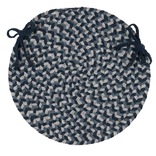 Colonial Mills Boston Common Braided Rug Capeside Blue - Size: 2 x 5 ft.