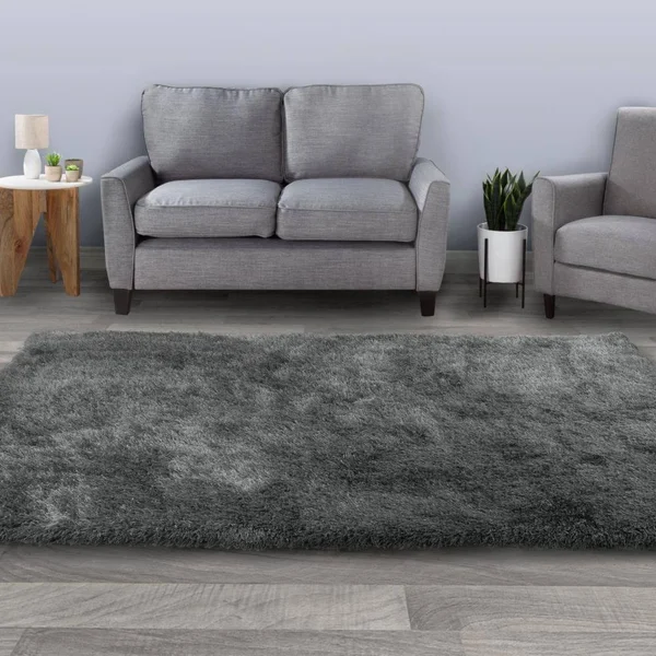Hastings Home Hastings Home Rugs 8 x 10 Gray Indoor Mid-Century Modern Area Rug Polyester, 961969NLJ