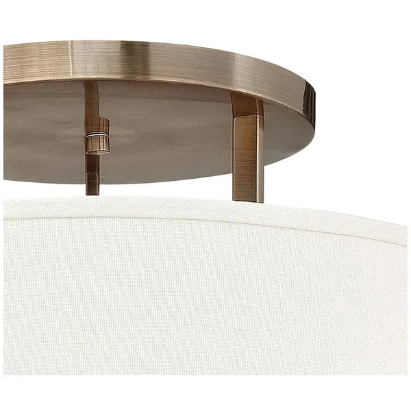 Hinkley Lighting 3211BR Hampton Semi Flush Mount Light - Brushed Bronze